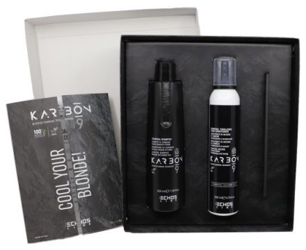 Echosline Karbon 9 Box - Šampon 350 ml + pěna karbon 200 ml Dárková sada