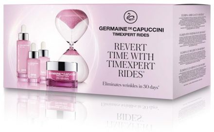 Germaine de Capuccini Timexpert Rides Age Cure Rich Set - Denní krém proti vráskám Rich 50ml + Peeling 30ml + Booster 15 ml + Sérum 15 ml (noční kúra) Dárková sada