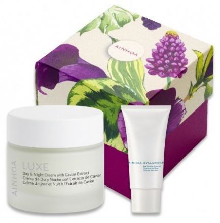 Ainhoa Luxe Gold Sada - Krém Luxe Gold 50 ml + oční krém hyaluronic 15 ml Dárková sada