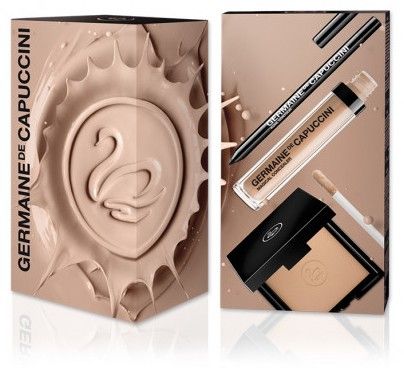Germaine de Capuccini Dress Your Skin - Korektor Ivory 435 7ml + konturovací tužka 1,5 g + pudr Bora bora 4,5 g Dárková sada