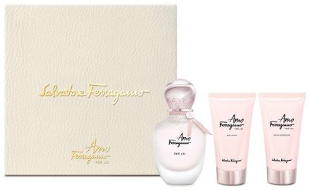 Salvatore Ferragamo Amo Ferragamo Per Lei - EDP 50 ml + tělové mléko 50 ml + sprchový gel 50 ml Dárková sada