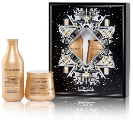 L´oréal Professionnel Absolut Repair Gold Vánoční Sada - Šampon 300 ml + Maska 250 ml Dárková sada