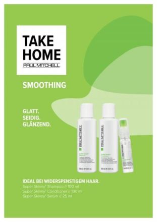Paul Mitchell Smoothing Take Home Sada - šampon 100 ml + kondicionér 100 ml + sérum 25 ml Dárková sada