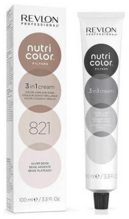Revlon Professional Nutri Color Filters - Barevná maska na vlasy 821 Silver Beige 100ml