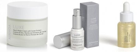 Ainhoa Luxe Sada - Regenerační krém 50 ml + oční krém 15 ml + sérum Luxe gold 30 ml Dárková sada