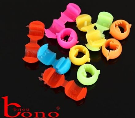 Korálky do vlasů 12 ks mix barev