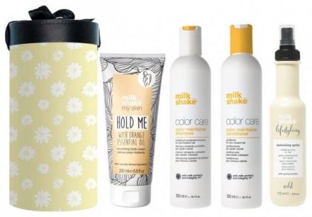 Milk Shake Spring Color Care - Šampon 300 ml + kondicionér 300 ml + stylingová přípravek 175 ml + hydratační krém na tělo 200 ml