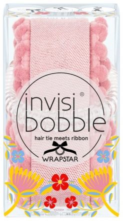 Invisibobble WRAPSTAR Flores & Bloom Ami & Co - Gumička do vlasů se stuhou 1 ks