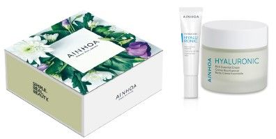 Ainhoa Hyaluronic Suchá Pleť Letní Set - Hydratační krém 50 ml + krém na oční okolí 15 ml Dárková sada