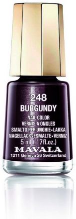 Mavala minicolor Nail Care - Lak na nehty č. 248 Brugundy 5 ml