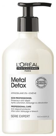 L´oréal Professionnel Serie Expert Metal Detox Conditioner - Péče chránící vlasy před ukládáním nežádoucích částic 500 ml