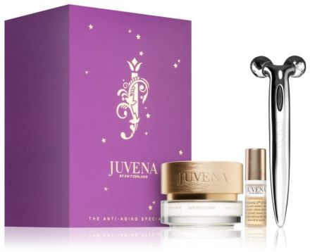 Juvena Skin Rejuvenate Set - Denní krém pro normální a suchou pleť 50 ml + sérum 5 ml + masážní roller Dárková sada