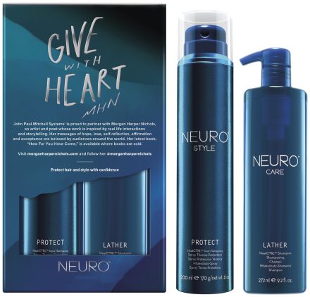 Paul Mitchell Neuro Iron Spray Duo Vánoční Sada - Šampon 272 ml + lak na vlasy 205 ml Dárková sada