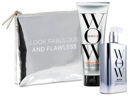 Color Wow Mirror Mirror on the Wall Set - Šampon na barvené vlasy 250 ml + sprej pro uhlazení vlasů 200 ml Dárková sada