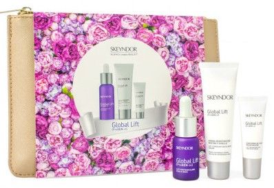 Skeyndor Global Lift Spring Set - Liftingový krém 30 ml + sérum 15 ml + oční krém 5 ml Dárková sada