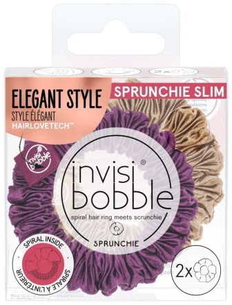 Invisibobble SPRUNCHIE SLIM The Snuggle is Real - Gumička do vlasů 2 ks