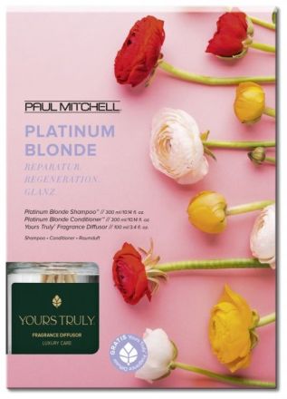 Paul Mitchell Platinum Blonde Set - šampon pro blond vlasy 300 ml + kondicionér 200 ml Dárková sada