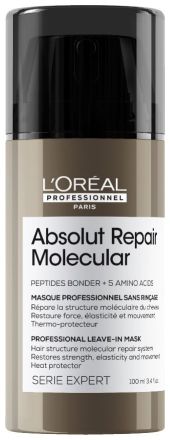 L´oréal Professionnel Absolut Repair Molecular Masque - Bezoplachová maska pro poškozené vlasy 100 ml