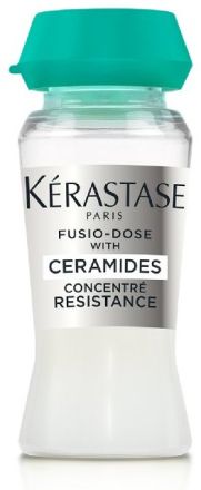 Kérastase Fusio - Dose Ceramides Concentré Resistace - Okamžitá regenerační péče pro pomalu rostoucí a poškozené délky vlasů 10 x 12 ml