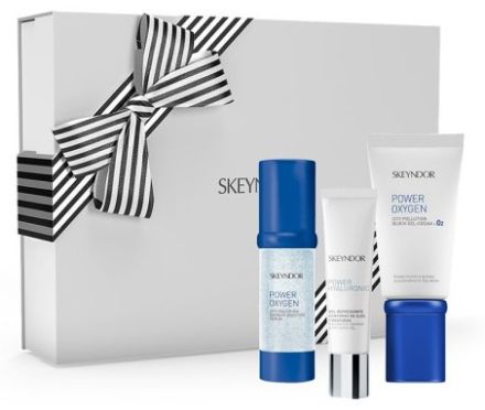 Skeyndor Power Oxygen Set - Gel-krém 50 ml + sérum 30 ml + oční krém 15 ml Dárková sada