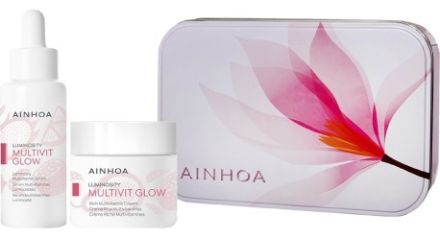 Ainhoa Multivit Glow Rich Set - Výživný multivitamínový krém 50 ml + Vitamínové rozjasňující sérum 50 ml Dárková sada