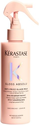 Kérastase Gloss Absolu Anti-frizz Glaze Milk - Uhlazující termoochranný sprej pro vlasy se sklonem ke krepatění 190 ml