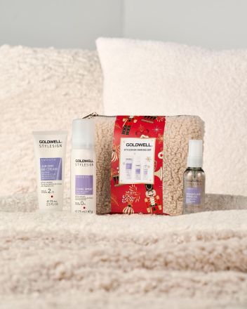 Goldwell Dualsenses Stylesign Heroes Set - Stylingový krém 75 ml + olej 50 ml + sprej pro lesk 75 ml Dárková sada
