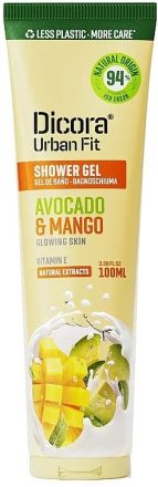 Dicora Shower Gel Urban Fit Mango & Avocado - Sprchový gel mango a avokádový olej 100 ml