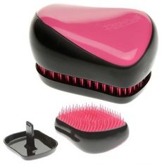 Tangle Teezer Compact Styler Black & Pink - kompaktní kartáč na vlasy - Růžovo-černý
