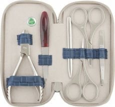 Manikúra VIKI - Elegantní kožený manikúrní set 6-dílný