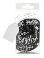 Tangle Teezer Compact Styler Twinkle - kompaktní kartáč na vlasy - Černý/stříbrné hvězdičky