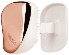 Tangle Teezer® Compact Styler Rose Gold Cream - Kompaktní kartáč na vlasy zlato-bílý