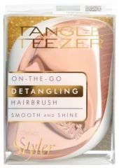 Tangle Teezer® Compact Styler Rose Gold Cream - Kompaktní kartáč na vlasy zlato-bílý