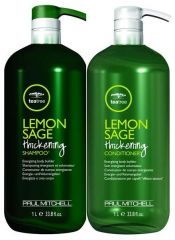 Paul Mitchell Tea Tree Lemon Sage Save Big Set - Vitalizující šampon 1000 ml + kondicioner 1000 ml + Osuška dárková sada