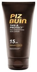 Piz Buin Tan Protect Intensifying Sun Lotion SPF 15 - Opalovací mléko zvýrazňující opálení 150 ml