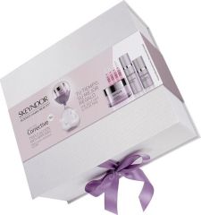 Skeyndor Corrective New Sada - Krém 20 ml + sérum 15 ml + oční krém 5 ml + ampule proti vráskám 4 x 2 ml Dárková sada
