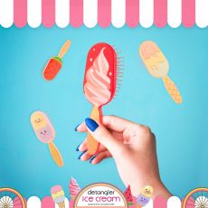 Detangler Ice Cream - Dětský kartáč na vlasy Kopečková zmrzlina