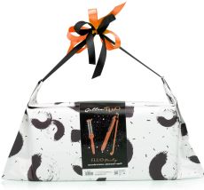 Gettin Fluo Mini Hair Straightener Set - Mini žehlička na vlasy Oranžová + kartáč na vlasy Oranžový Dárková sada