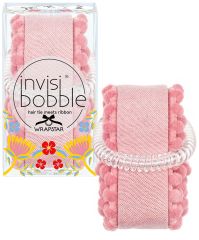 Invisibobble WRAPSTAR Flores & Bloom Ami & Co - Gumička do vlasů se stuhou 1 ks