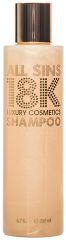 All Sins 18K Luxury Cosmetics Shampoo - Čistící šampon s obsahem zlata 200ml