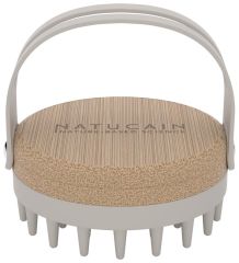 Natucain Scalp Massaging Brush - Masážní kartáč z bambusu na pokožku hlavy