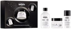 L´oréal Professionnel Serie Expert Metal Detox Trio Vánoční Set - Šampon 300 ml + maska 250 ml + bezoplachový krém 100 ml Dárková sada
