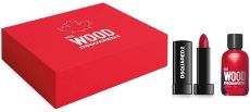 Dsquared2 Red Wood Mini set (EDT 5ml+červená rtěnka) zdarma jako dárek!