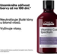L´oréal Professionnel Serie Expert Vitamino Color Spectrum Purple Shampoo - Šampon pro neutralizaci žlutých tónů Fialový 300 ml