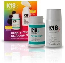 K 18 Prep + Repair At Home Duo Kit - Detox šampon 53 ml + maska K18 50 ml Dárková sada