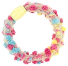 Invisibobble TWISTAR KIDS Pom Pom Tie - Gumička do vlasů 3 ks