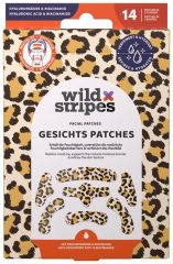 Wild Stripes Facial Patches Animal Leo - Hydrokoloidní náplasti s kyselinou hyaluronovou a niacinamidem 14 ks