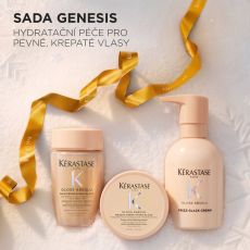 Kérastase Gloss Absolu Cream Vánoční Set 26 - Krémový šampon 80 ml + maska 75 ml + stylingový krém 240 ml Dárková sada