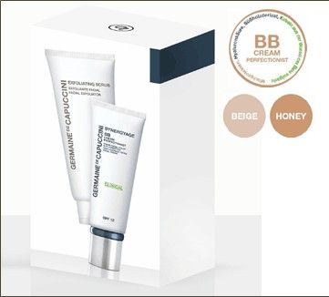 Germaine de Capuccini Synergyage Promo sada BB Cream Perfectionist SPF15 - Pleťový krém 50ml + Exfoliant Scrub 100ml Dárková sada