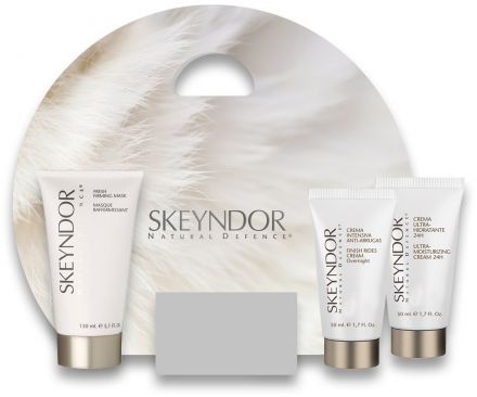 Skeyndor Natural Defence Set - Hydratační krém 24H 50ml + Protivráskový krém 50ml + Zpevňující maska 50ml Dárková sada
